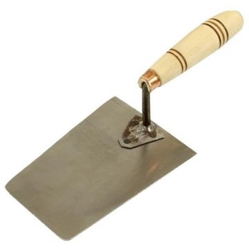 Mistrie din Inox, Maner Lemn, 170 mm