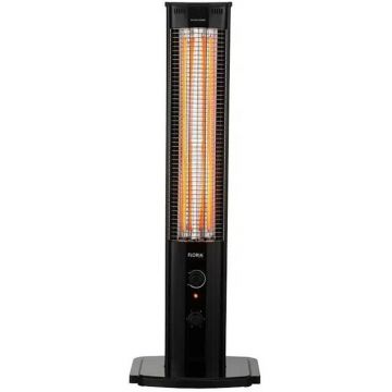 Radiator Infrarosu, Turn de Carbon, Putere 2000W, Termostat Reglabil, Negru, Floria