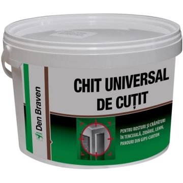 Set 2 x Chit Universal de Cutit, Acrilic, 0.4 kg, Den Braven
