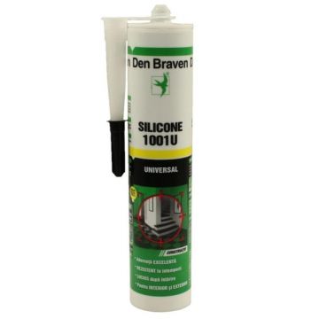 Silicon Universal 1001 U, Interior si Exterior, Negru, 280 ml