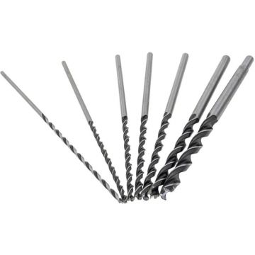 Spirale pentru Lemn, 4-5-6-7-8-10-12 mm, 7 Bucati