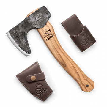 Toporisca cu maner de lemn BeaverCraft AX6, 800 gr