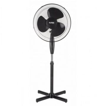Ventilator cu Picior 45 W, Inaltime Reglabila 98 - 125 cm, Diametru 40 cm, 3 Trepte de Viteza