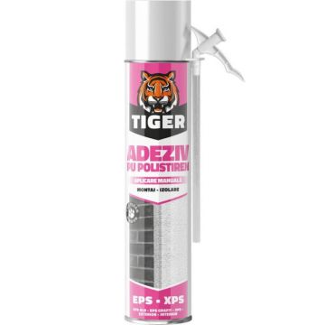 Adeziv Poliuretanic Manual, pentru Polistiren, Tiger, 650 ml