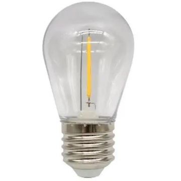 Becuri LED pentru Ghirlanda Luminoasa, S14, 2W, Lumina Naturala 4000K, E27, Well, 10 Bucati