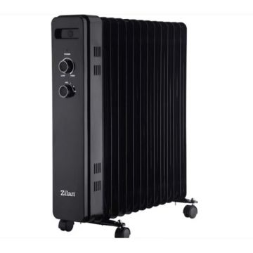 Calorifer cu 13 Elementi, Putere 2500W, Termostat Reglabil, Protectie la Rasturnare