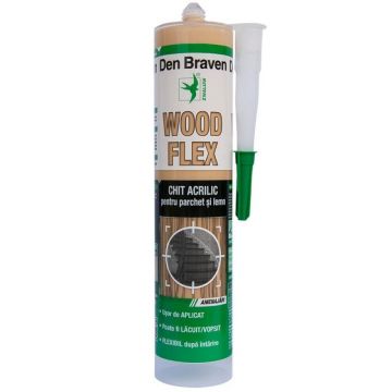Chit Acrilic pentru Parchet Woodflex, Cires, 280 ml, Den Braven