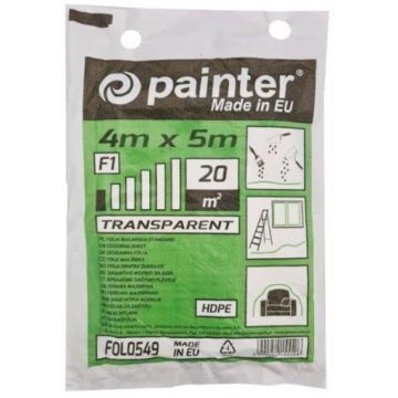 Folie de Protectie Zugrav, DHPE, 4 x 5 m