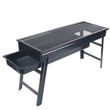 Gratar Gradina, 60 x 22 cm, Otel cu Grill Cromat, Dreptunghiular, Grunberg BBQ04