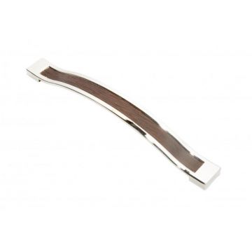 Maner Model Safari, 160 mm, Finisaj Crom Lucios/Wenge