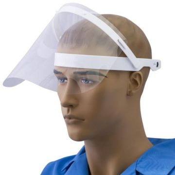 Masca de Protectie pentru Fata, Prima, 28 x 19 cm, Rama Alba si 10 Ecrane