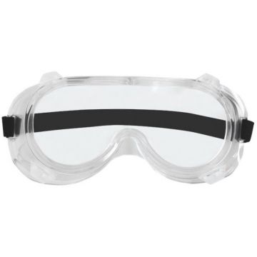 Ochelari de Protectie Tip Masca, cu Aerisire Indirecta si Lentile Transparente