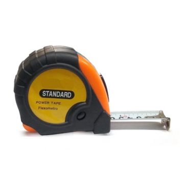 Ruleta Profesionala, 3 m, Protectie Cauciuc, Anti-impact, Zilan