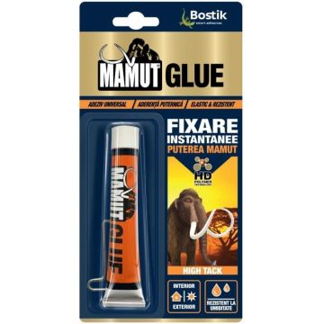 Set 2 x Adeziv Universal Mamut Glue High Tack, Alb, 25 ml, Blister