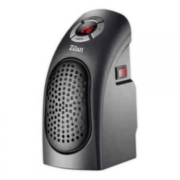 Set 2 x Aeroterma din Ceramica cu Ecran LCD, Negru, Foarte Puternica si Compacta