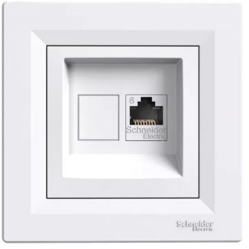 Set 2 x Priza de Date RJ45, Cat6, UTP, Schneider Asfora