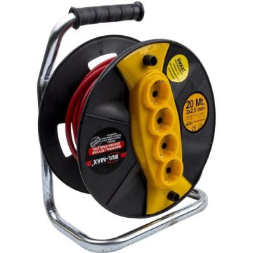 Set 2 x Rola Prelungitor Cablu, 20 m, 3 x 2.5 mm, 4 Prize