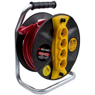 Set 2 x Rola Prelungitor Cablu, 30 m, 3 x 2.5 mm, 4 Prize