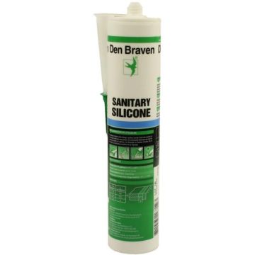 Set 2 x Silicon Sanitar, Transparent, 280 ml