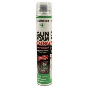 Set 2 x Spuma Poliuretanica Gun Foam Extra, Aplicare cu Pistol, 750 ml