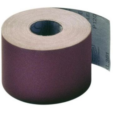 Smirghel Rola, Granulatie P100 / 50 m x 100 mm, Rosu, KL375, Klingspor