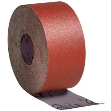 Smirghel Rola, Granulatie P220 / 50 m x 100 mm, KL375, Rosu, Klingspor