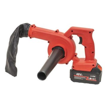 Suflanta Frunze cu Acumulator, 48V, Rosu