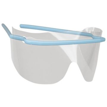 Viziere pentru Protectie Ochi Prima, Rama si Ecran, Verde, 22 x 6.8 cm, 5 Seturi