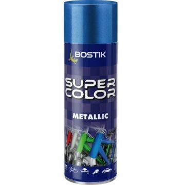 Vopsea Spray pentru Retus, Albastru Metalic, Bostik, 400 ml