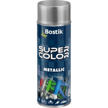 Vopsea Spray pentru Retus, Inox Metalic, Bostik, 400 ml