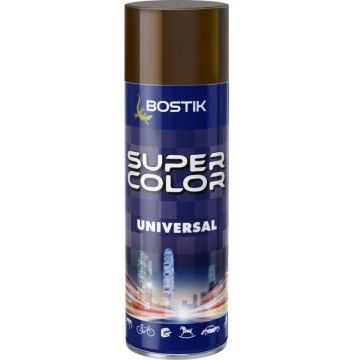 Vopsea Spray Universala Maro Inchis, pentru Retus, RAL 8011, Bostik, 400 ml
