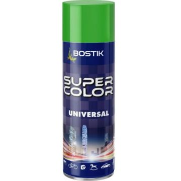 Vopsea Spray Universala Verde Deschis, pentru Retus, RAL 6018, Bostik, 400 ml