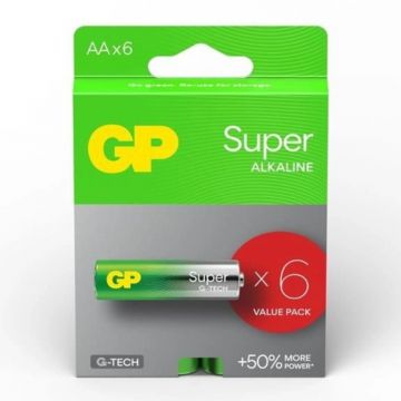 Baterie Alcalina Super GP R6 (AA), 6 Bucati