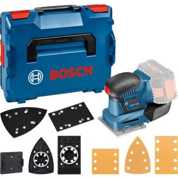 Bosch cordless orbital sander GSS 18V-10 Professional (blue, L-BOXX, without battery and charger)