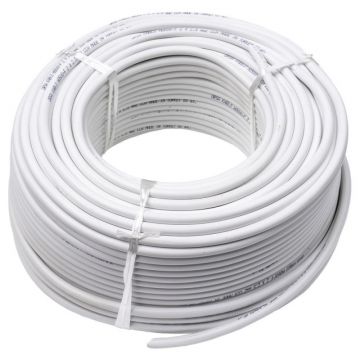 Cablu Electric Simplu Alb, 3 x 2.5 x 100 m, Clasa de Protectie A++