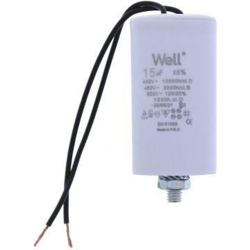 Condensator Pornire Motor 400V 15UF White