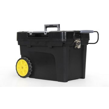 Cutie de Depozitare Mobila 1-97-503 43cm Negru/Galben