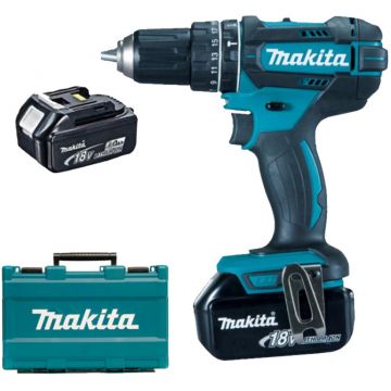 DHP482RFE Masina de gaurit cu percutie 62 Nm + 2 acumulatori Li-Ion 18V 3.0Ah + incarcator rapid