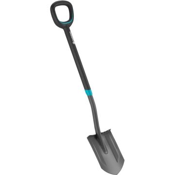 ErgoLine Pointed Spade (gray / turquoise, 117cm)