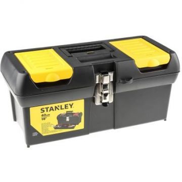 Geanta de Depozitare 16 Inch cu Prindere Metalica 1-92-065 415x199x185 mm Negru/Galben