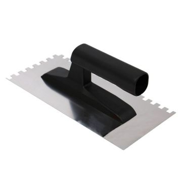 Gletiera cu Maner de Lemn si Lama Dintata 12 x 12, 280 x 130 mm, Color Expert