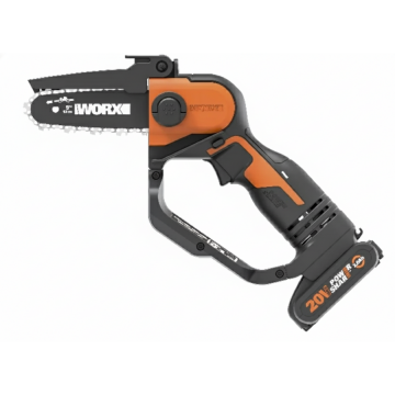 Mini Fierastrau WG324E Compact Chainsaw Fara Fir 20V Negru