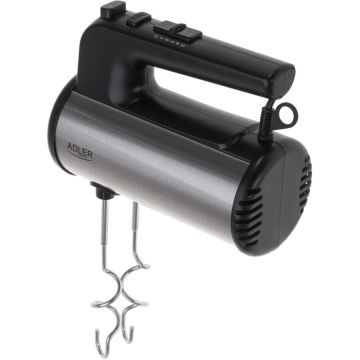 Mixer de Mana AD 4232 TURBO POWER 3 Setari de Viteza Max 900W Negru/Inox