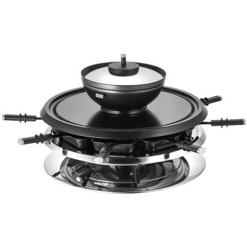 Plita Electrica Raclette U48726 Multi 4in1 Vas Fondue 1300W Negru
