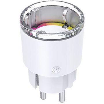 Priza Inteligenta EP2-Z cu Monitorizarea Energiei Compatibila cu ZigBee Control prin Amazon Alexa / Google Assistant / Tuya Smart / Smart Life Putere 2300W 10A Wi-Fi Alb