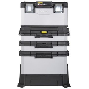 Sistem de Depozitare Mobil Metalic 1-95-622 893x568x389mm Negru/Gri