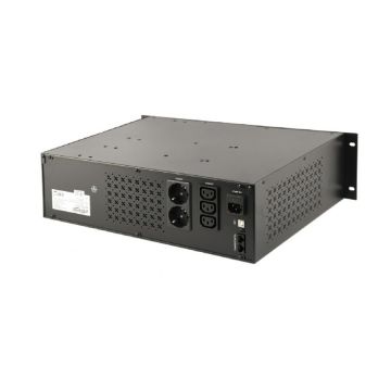 UPS RACK-1200 19inch 3.4U 1200VA 2xIEC 2x Schuko Negru