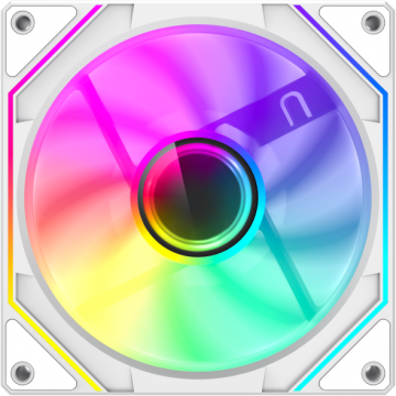 Ventilator Carcasa FN12A-S8I PWM 120MM Iluminare ARGB Alb