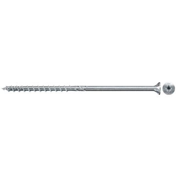 wood construction screw PowerFast II 8.0x220 countersunk head TX (50 pieces, partial thread, galvanized)