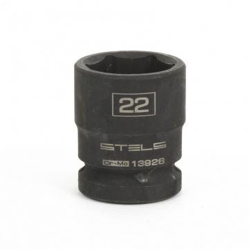 Cap hexagonal cu impact , 22 mm, 1/2 